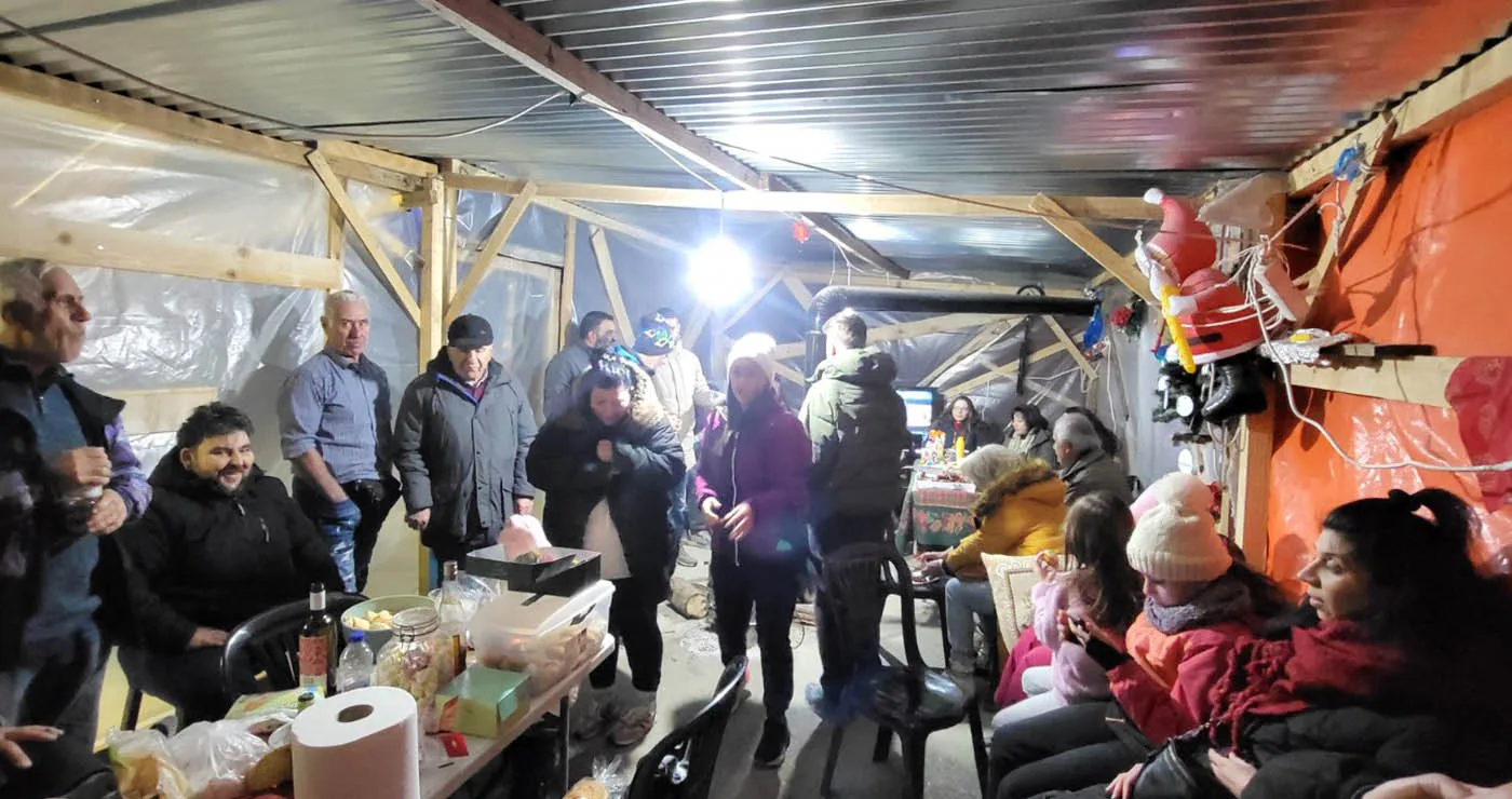 Φιλώτας: Με βασιλόπιτα και αποφασιστικότητα συνεχίζεται το μπλόκο των αγροτών