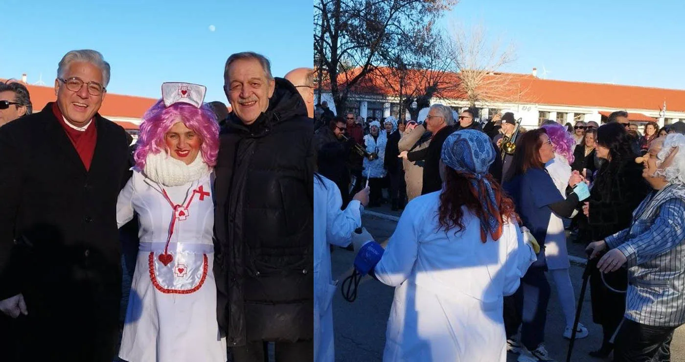 Με τα Μπουμπουσάρια υποδέχθηκε το 2026 η Γαλατινή (Φωτογραφίες)