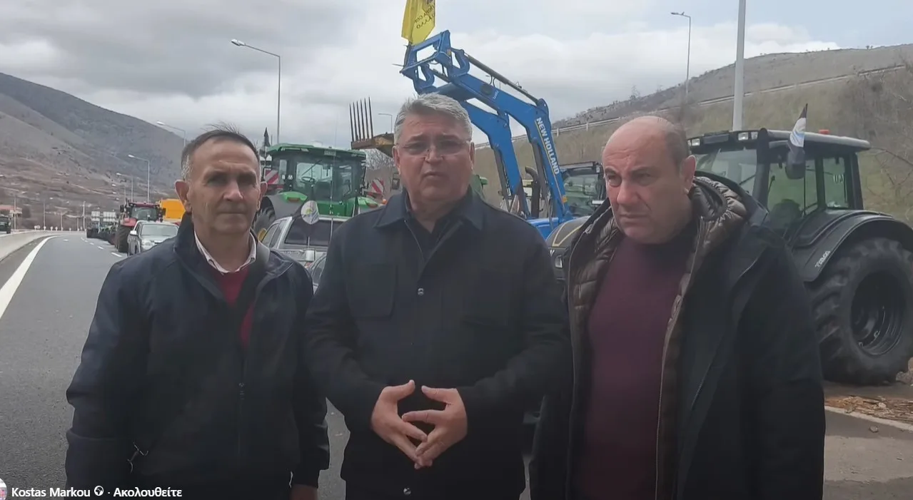 Δημήτρης Νατσιός (ΝΙΚΗ) από το μπλόκο Σιάτιστας: “Εθνικός αγώνας, ο αγώνας των αγροτών” – VIDEO