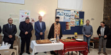 Σε εορταστικό κλίμα με χορό και τραγούδι η κοπή Βασιλόπιτας στην Ολυμπιάδα (Φωτογραφίες)