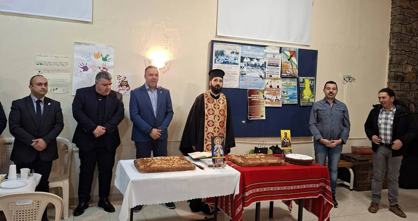 Σε εορταστικό κλίμα με χορό και τραγούδι η κοπή Βασιλόπιτας στην Ολυμπιάδα (Φωτογραφίες)