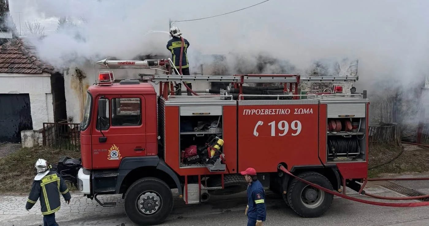 Περδίκκας Εορδαίας: Ανδρας τραυματίστηκε από φωτιά σε κατοικία