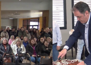 Κοζάνη: Έκοψαν την πίτα τους οι δημοτικοί υπάλληλοι (Βίντεο Top Channel)