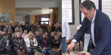 Κοζάνη: Έκοψαν την πίτα τους οι δημοτικοί υπάλληλοι (Βίντεο Top Channel)