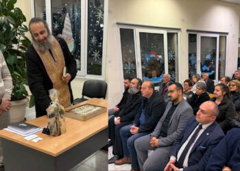 Η κοινότητα Περδίκκα έκοψε τη βασιλόπιτά της