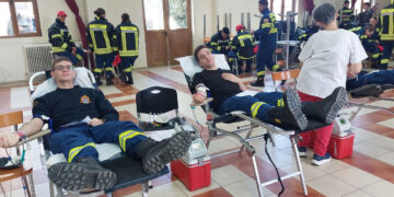 Αγιασμός – Εθελοντική αιμοδοσία Παραρτήματος Σχολής Πυροσβεστών Τσοτυλίου