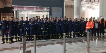 Εκπαίδευση στο Μετρό Θεσσαλονίκης για 100 δόκιμους πυροσβέστες της Σχολής Πυροσβεστών Πτολεμαΐδας