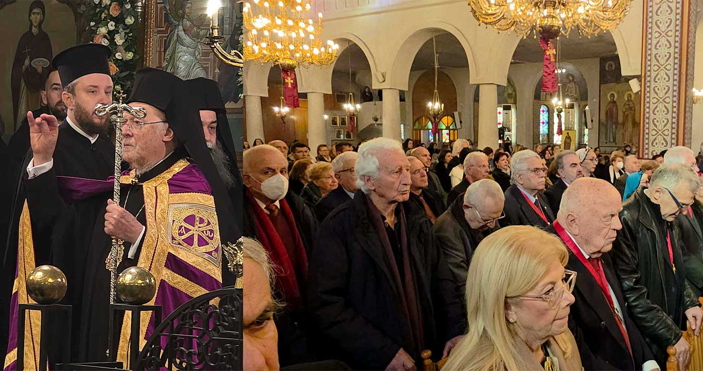 Παρουσία του Οικουμενικού Πατριάρχου  Βαρθολομαίου εόρτασε ΙΝ Αγ. Τριών Ιεραρχών στη Βούλγαρη  – Τρισάγιο για τους οπαδούς του ΠΑΟΚ και τις  γυναίκες που σκοτώθηκαν στα Τρίκαλα (ρεπορτάζ της Κούλας Πουλασιχίδου)