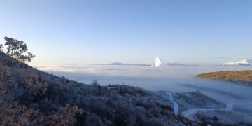 Όταν η φύση μαγεύει! Όλη η λεκάνη από Κοζάνη έως Φλώρινα καλυμμένη σε ένα πέπλο από σύννεφα!