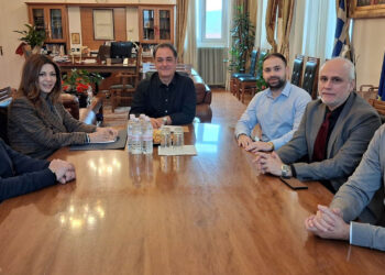Στο Δημαρχείο Κοζάνης η Σ. Ζαχαράκη – Τι συζητήθηκε στη συνάντηση με Κοκκαλιάρη