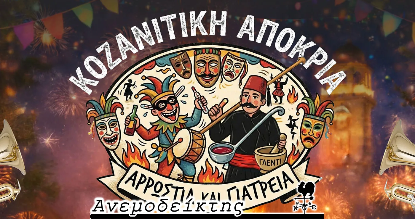 Μετά την αφίσα η Τ. Ν. θ’ αναλάβει να διοργανώσει και τις εκδηλώσεις της Κοζανίτικης αποκριάς;  – Ο ΑΝΕΜΟΔΕΙΚΤΗΣ σχολιάζει (11/2)