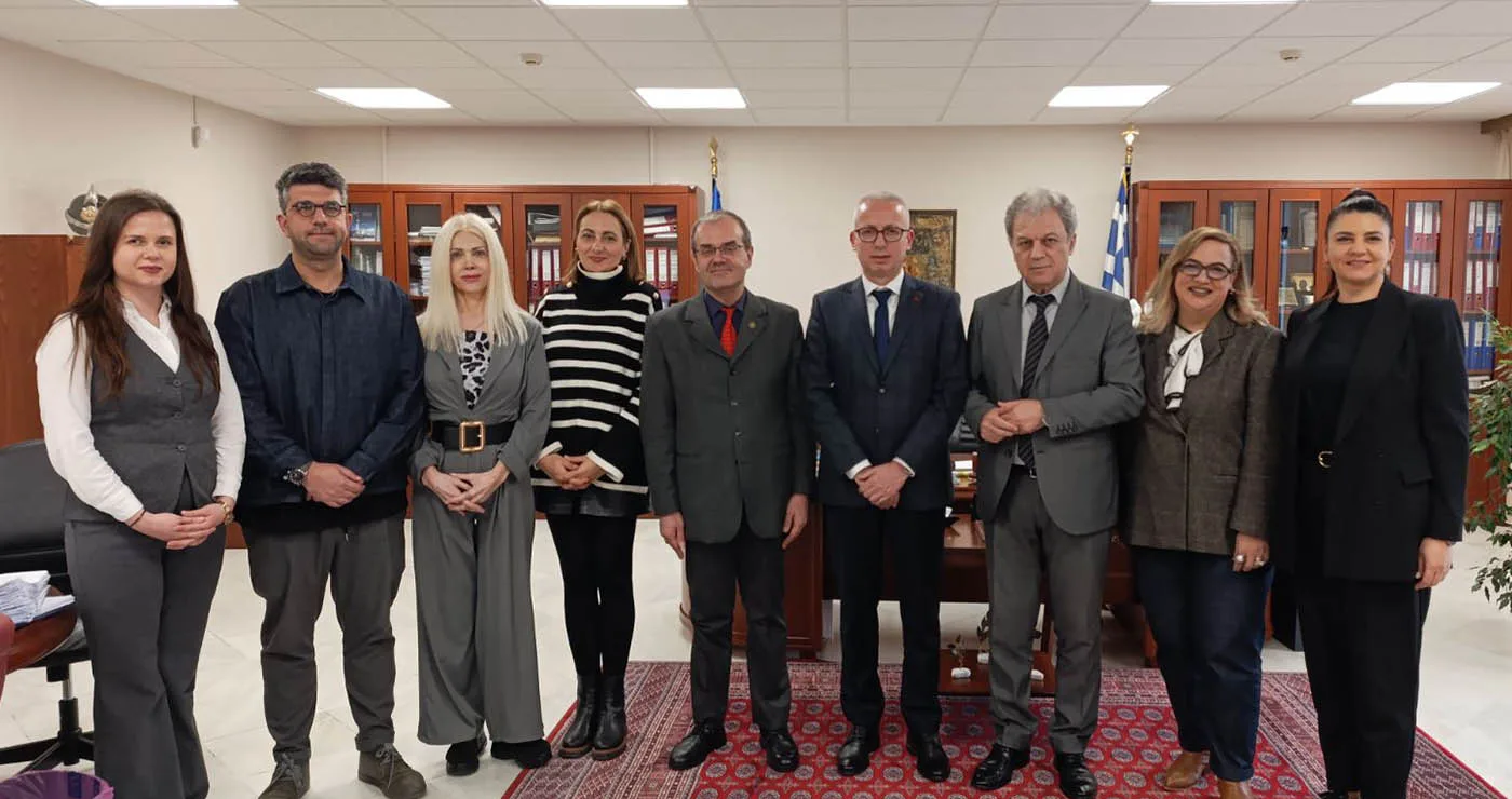 Διασυνοριακή συνεργασία στο επίκεντρο συνάντησης Αμανατίδη με Δήμαρχο Κορυτσάς