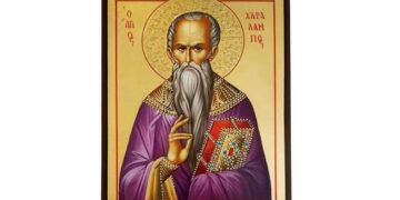 Παρουσία του Μητροπολίτη Καστοριάς κ. Καλλίνικου στις εορταστικές Ακολουθίες του Αγίου Χαραλάμους στην Αγραπιδιά