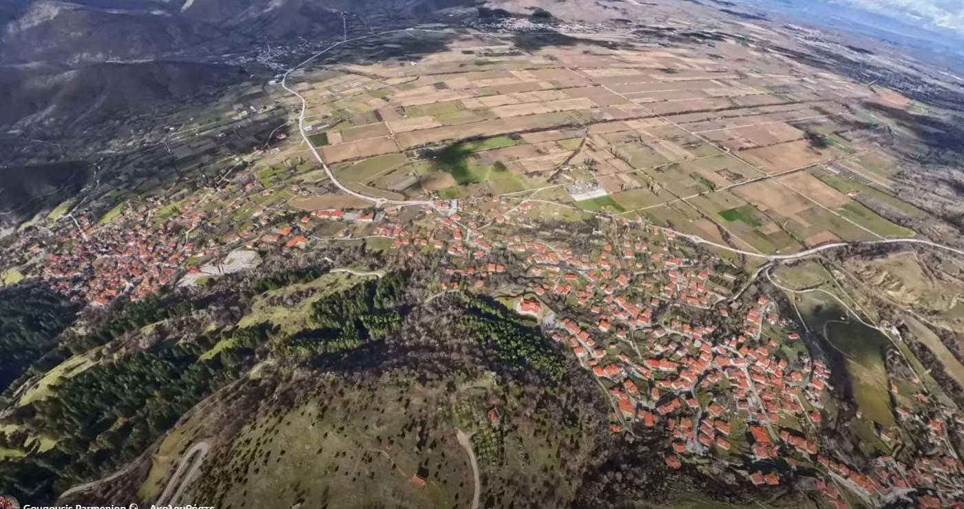 Από ψηλά η Αναρράχη Εορδαίας σε εντυπωσιακό βίντεο από drone