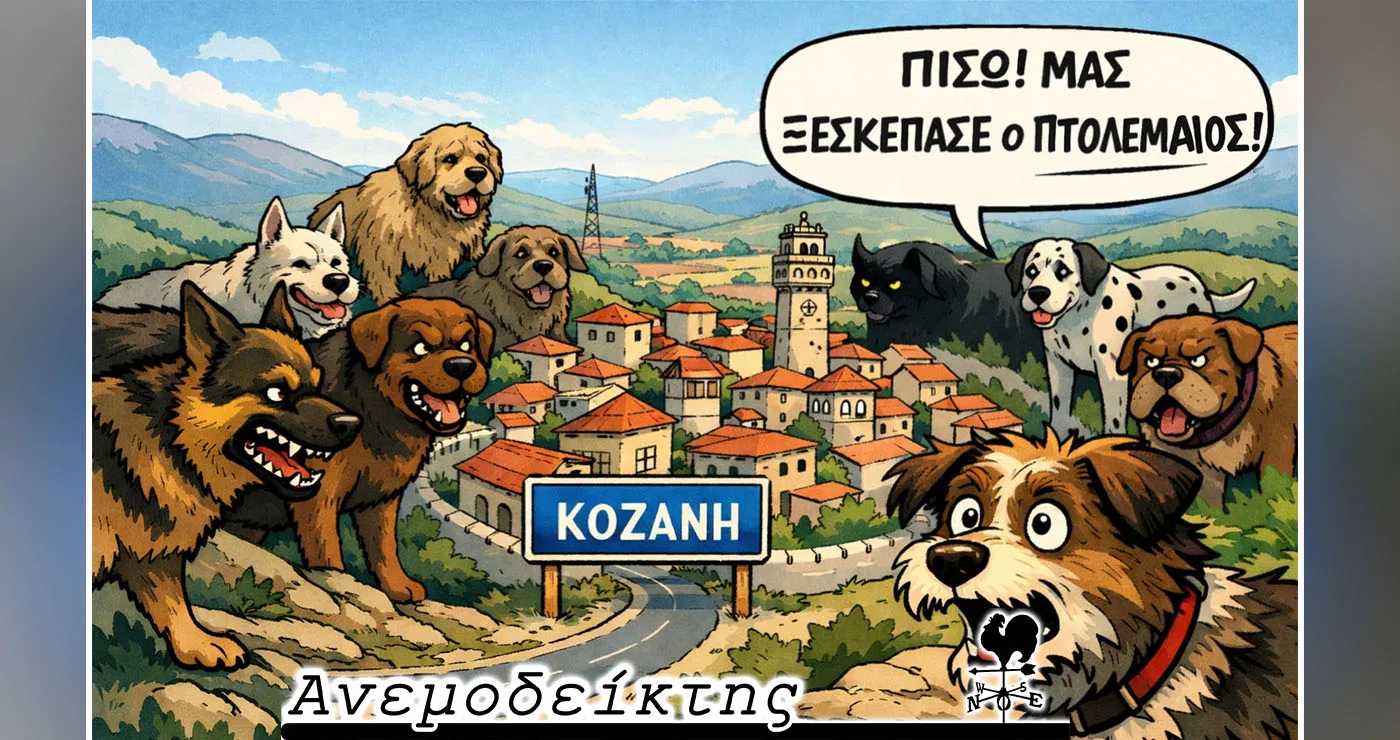 Πώς ο ΠΤΟΛΕΜΑΙΟΣ έσωσε την Κοζάνη από τα αδέσποτα! – Ο Ανεμοδείκτης σχολιάζει (4/2)