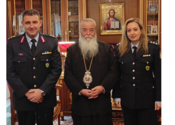 Η διαχρονική σχέση της Αστυνομίας με την Εκκλησία συζητήθηκε στη συνάντηση του Αστ. Διευθυντή Νίκου Εξάρχου με τον Μητροπολίτη Σερβίων και Κοζάνης