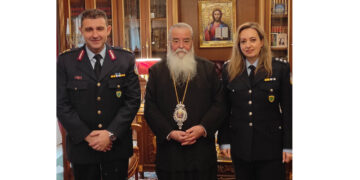 Η διαχρονική σχέση της Αστυνομίας με την Εκκλησία συζητήθηκε στη συνάντηση του Αστ. Διευθυντή Νίκου Εξάρχου με τον Μητροπολίτη Σερβίων και Κοζάνης