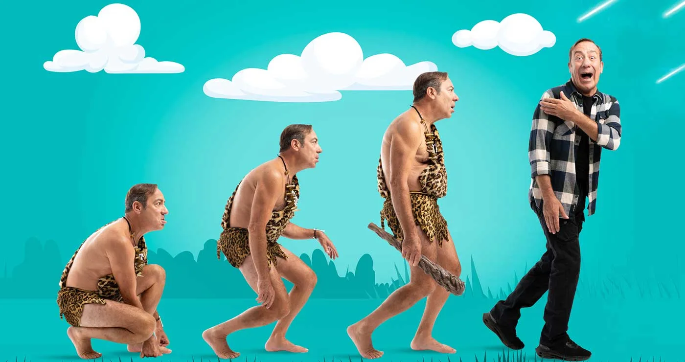 Η παράσταση CAVEMAN, με τον Σωτήρη Καλυβάτση, έρχεται σε Κοζάνη, Πτολεμαΐδα, Γρεβενά & Φλώρινα