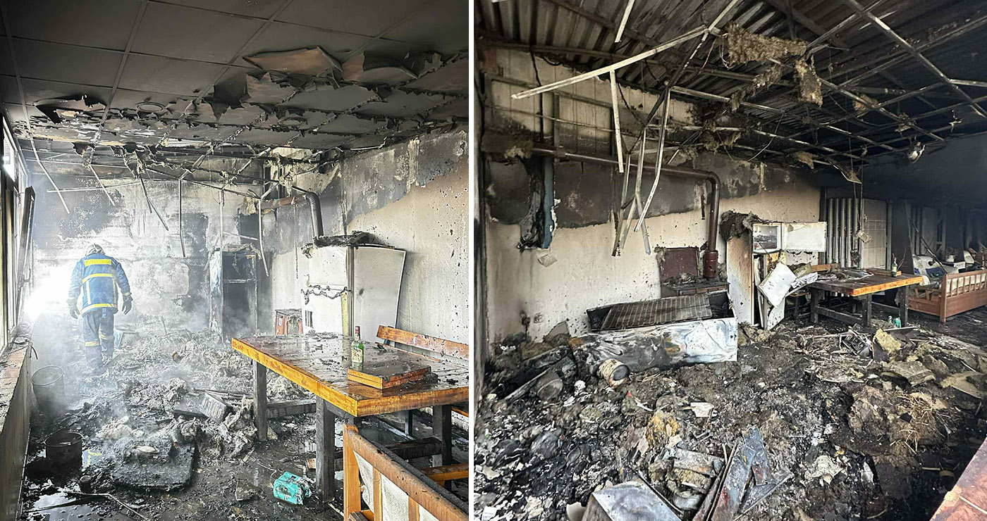 Σοβαρές ζημιές από φωτιά σε χώρο επιχείρησης στον δρόμο Πτολεμαΐδας – Άρδασσας