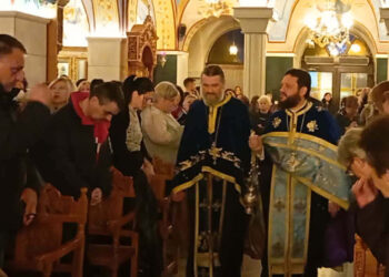 Με πλήθος κόσμου οι  Α’ Χαιρετισμοί στον  Ιερό Ναό Αγίου Στεφάνου και Οσίας Παρασκευής Πτολεμαΐδας! (ρεπορτάζ της Κούλας Πουλασιχίδου)