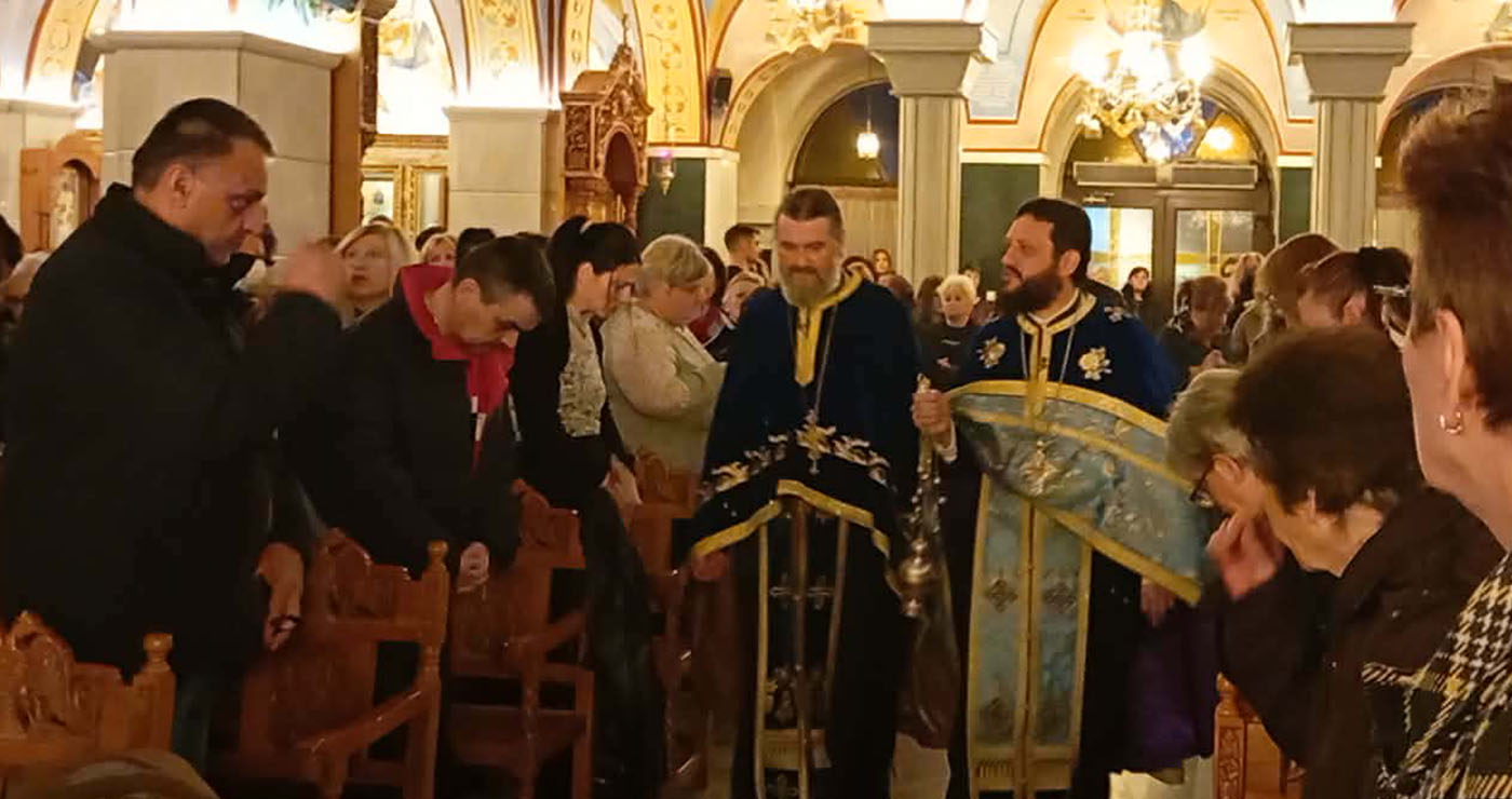 Με πλήθος κόσμου οι  Α’ Χαιρετισμοί στον  Ιερό Ναό Αγίου Στεφάνου και Οσίας Παρασκευής Πτολεμαΐδας! (ρεπορτάζ της Κούλας Πουλασιχίδου)