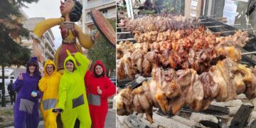 Με χάλκινα και ψησταριές «πήρε φωτιά» η Κοζάνη την Τσικνοπέμπτη – Πολλές φωτογραφίες & video