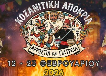 Κοζανίτικη Αποκριά 2026: Το αναλυτικό πρόγραμμα