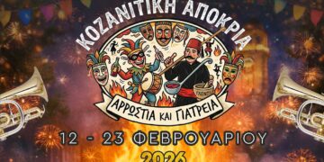 Κοζανίτικη Αποκριά 2026: Το αναλυτικό πρόγραμμα
