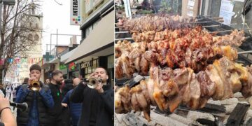 Με χάλκινα και ψησταριές «πήρε φωτιά» η Κοζάνη την Τσικνοπέμπτη – Πολλές φωτογραφίες & video