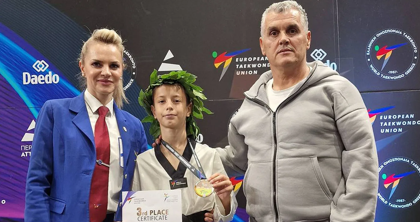 Βράβευση του Χρήστου Μάνιου από την Ένωση Ταεκβοντό Βορείου Ελλάδος