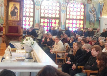 Ήταν όλοι εκεί,  στο 40ήμερο Μνημόσυνο του Κοσμά Πουγαρίδη! (της Κούλας Πουλασιχίδου)