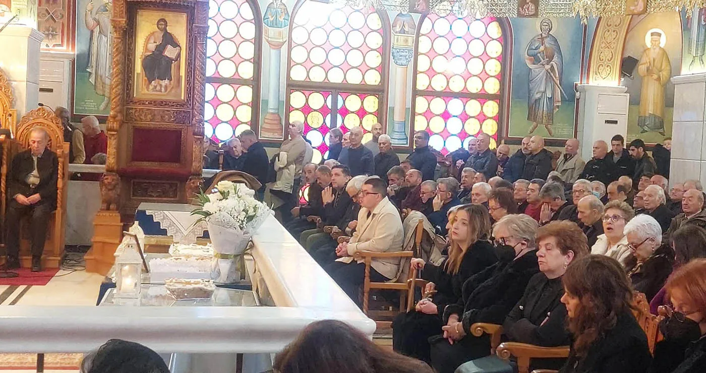 Ήταν όλοι εκεί, στο 40ήμερο Μνημόσυνο του Κοσμά Πουγαρίδη! (της Κούλας Πουλασιχίδου)