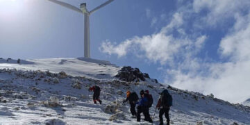 Άγγιξε την κορυφή του Ασκίου η Ορειβατική Εορδαίας παρά τα πολλά μποφόρ – Εντυπωσιακές φωτογραφίες