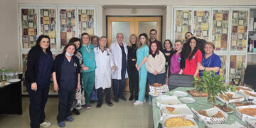 Εκοψαν τη βασιλόπιτα στην Παθολογική του Μποδοσάκειου – Ευχές για υγεία και συνεργασία