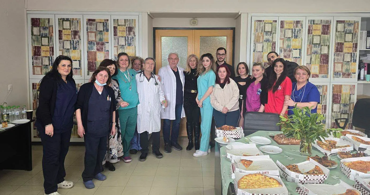 Εκοψαν τη βασιλόπιτα στην Παθολογική του Μποδοσάκειου – Ευχές για υγεία και συνεργασία