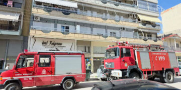 Κινητοποίηση της Πυροσβεστικής στην Πτολεμαΐδα για υποψία καπνού σε οικοδομή στο κέντρο (της Κούλας Πουλασιχίδου)
