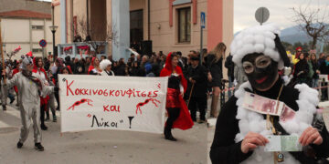 Σέρβια: Η καρναβαλική παρέλαση «Σάκης Πάσχος» κορύφωσε τις Απόκριες (Φωτογραφίες)