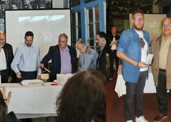 Βράβευση του επίτιμου προέδρου των Δρομέων Υγείας Κοζάνης στα 20 χρόνια της ΕΟΣΛΜΑΥ