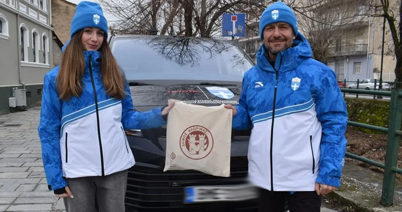 Υπερηφάνεια στη Φλώρινα: Στους Ολυμπιακούς του Milano Cortina 2026 Νεφέλη και Χρήστος Τίτας