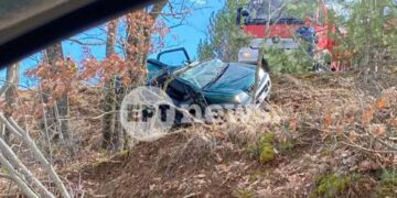 Τροχαίο δυστύχημα στην Καστοριά: Νεκρός οδηγός μετά από ανατροπή αυτοκινήτου