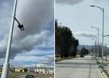 Πτολεμαΐδα: Στην τελική φάση το έργο τοποθέτησης Ηλεκτροφωτισμού στην Οδό Βενιζέλου  (ρεπορτάζ της Κούλας Πουλασιχίδου)