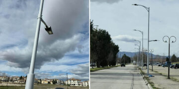 Πτολεμαΐδα: Στην τελική φάση το έργο τοποθέτησης Ηλεκτροφωτισμού στην Οδό Βενιζέλου  (ρεπορτάζ της Κούλας Πουλασιχίδου)