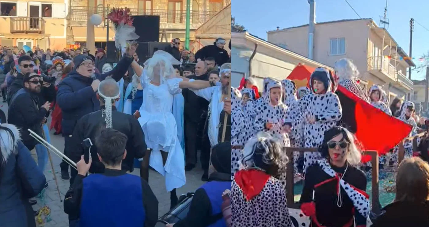 Το Ξινό Νερό γιόρτασε με κέφι και συμμετοχή στην αποκριάτικη παρέλαση (Βίντεο)