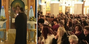 Σε κλίμα έντονης συγκίνησης ο Εσπερινός της “Συγνώμης” στον κατάμεστο Ιερό Ναό Αγίου Στεφάνου και Οσίας Παρασκευής Πτολεμαΐδας! (Ρεπορτάζ της Κούλας Πουλασιχίδου)