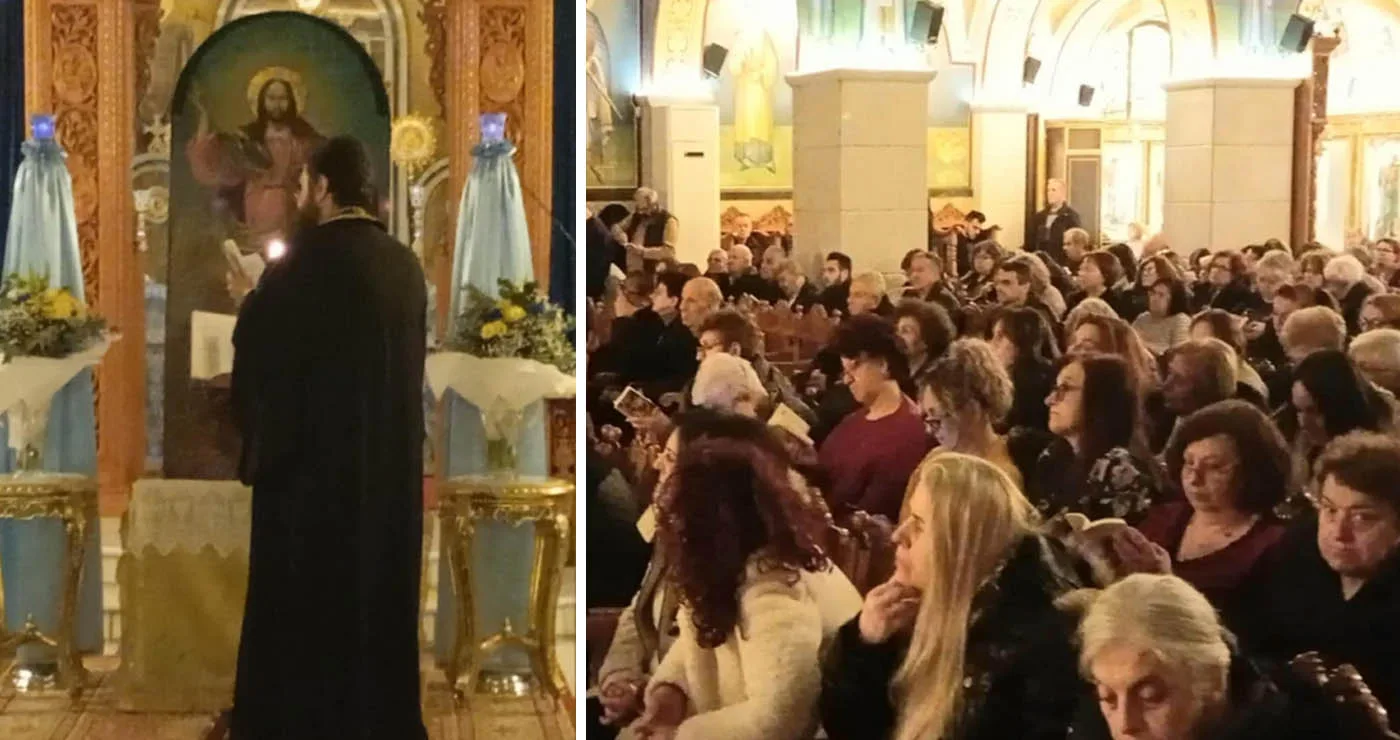 Σε κλίμα έντονης συγκίνησης ο Εσπερινός της “Συγνώμης” στον κατάμεστο Ιερό Ναό Αγίου Στεφάνου και Οσίας Παρασκευής Πτολεμαΐδας! (Ρεπορτάζ της Κούλας Πουλασιχίδου)