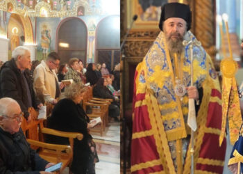 Ο ΑΚΑΘΙΣΤΟΣ ΥΜΝΟΣ, η κορυφαία Ακολουθία των Χαιρετισμών στον Ιερό Ναό Αγίου Στεφάνου Πτολεμαΐδας, χοροστατούντος του Σεβασμιωτάτου Μητροπολίτου κ.κΕιρηναίου! (Ρεπορτάζ της Κούλας Πουλασιχίδου)