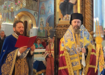 Ο ΑΚΑΘΙΣΤΟΣ ΥΜΝΟΣ, η κορυφαία Ακολουθία των Χαιρετισμών στον Ιερό Ναό Αγίου Στεφάνου Πτολεμαΐδας, χοροστατούντος του Σεβασμιωτάτου Μητροπολίτου κ.κΕιρηναίου! (Ρεπορτάζ της Κούλας Πουλασιχίδου)