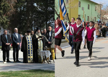 Με λαμπρότητα γιορτάστηκε η Εθνική Επέτειος της 25ης Μαρτίου 1821 στο Αμύνταιο (Φωτογραφίες)
