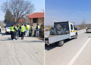 Μήνυμα εθελοντισμού από την Αναρράχη: Δράση καθαρισμού στον δρόμο της Δυτικής Εορδαίας