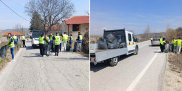 Μήνυμα εθελοντισμού από την Αναρράχη: Δράση καθαρισμού στον δρόμο της Δυτικής Εορδαίας